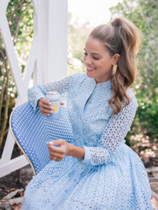 مانتو کژوال با وال خامه‌دوزی شده