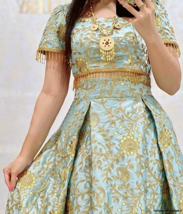 پارچه تافته هندی انتخاب مناسب برای لباس عروس