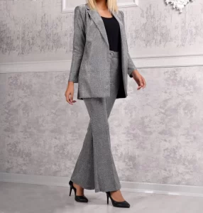 کت با پارچه لمه شاین دار