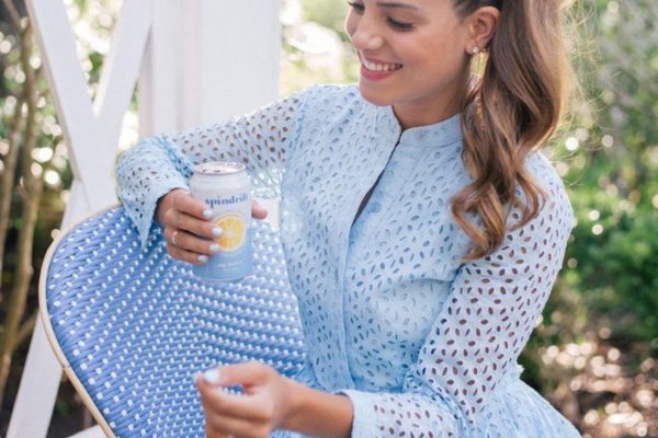 مانتو کژوال با وال خامه‌دوزی شده