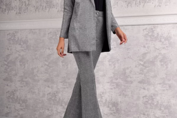 کت با پارچه لمه شاین دار