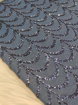 جین پولک دوزی طرح گردنبندی