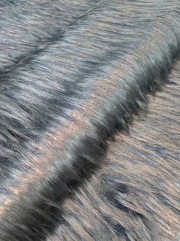 پارچه خز خارجی پرز بلند سرمه ای