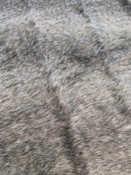 خز خارجی پرز بلند گرگی شکلاتی